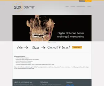 3Dxdentist.com(3DX Dentist Digital Dentistry Cone Beam CT & Galileos Training) Screenshot