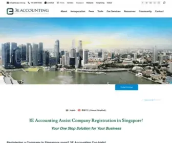 3Ecpa.com.sg(3E Accounting) Screenshot