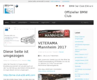 3ER-Club-E36.de(3ER Club E 36) Screenshot