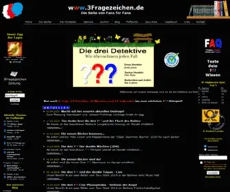 3Fragezeichen.net(Die drei Fragezeichen) Screenshot