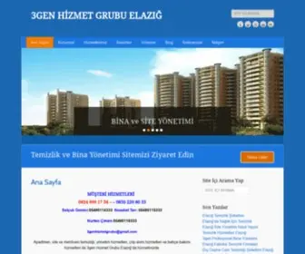 3Genhizmetgrubu.com(Elazığ temizlik şirketi) Screenshot