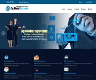 3GGlobalsystems.com(Software Product and Service Company) Screenshot