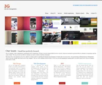 3Ginfo.in(/ Web Development & Mobile Apps) Screenshot