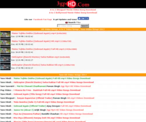 3GPHD.com(3GPHD) Screenshot
