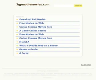 3Gpmoblemovies.com(3Gpmoblemovies) Screenshot