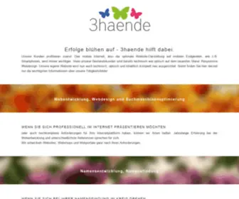 3Haende.com(Webdesign Berlin 3haende) Screenshot