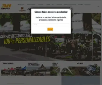 3Hcarpas.com.ar(3H Carpas) Screenshot