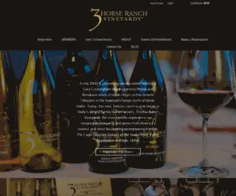 3Horseranchvineyards.com(3Horseranchvineyards) Screenshot