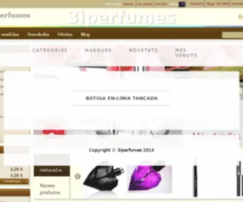 3Iperfumes.com(Comprar y venta de perfumes online) Screenshot