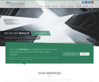 3Isolution.com(Technology Contractor) Screenshot