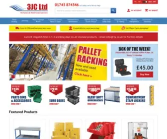 3JC.co.uk(Warehouse Pallet Racking) Screenshot