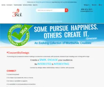 3Koi.com(3Koi. Let's create a connection. Campaigns) Screenshot