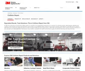 3Mcollision.com(Products for Automotive) Screenshot