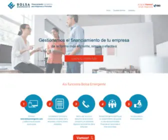 3Minuteflow.com(Bolsa Emergente Financiamiento Competitivo Para Empresas) Screenshot
