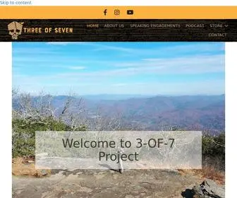 3OF7Project.com(3-OF-7 Project Our Mission THE MISSION OF 3-OF-7 PROJECT) Screenshot