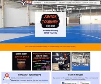 3ON3Hoops.com.au(3on3 Basketball) Screenshot