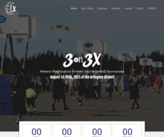 3ON3X-2021.com(Western Washington's Largest 3on3 Basketball Tournament) Screenshot