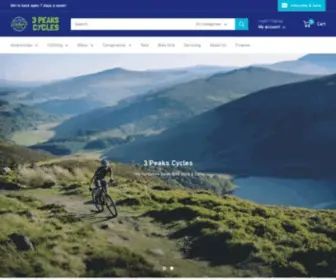 3Peakscycles.com(3 Peaks Cycles) Screenshot