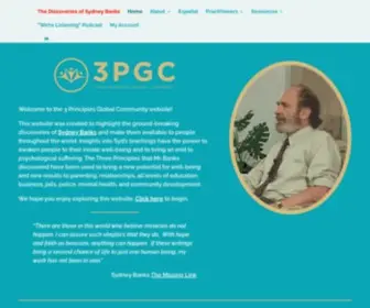 3PGC.org(Three Principles Global Community) Screenshot