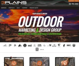 3Plains.com(Outdoor Marketing Group) Screenshot