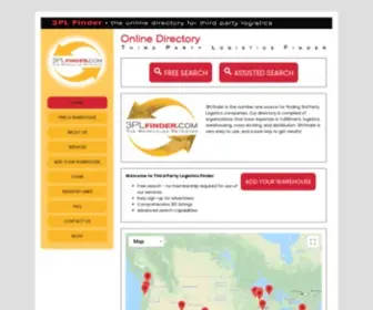 3Plfinder.com(Our logistics finder) Screenshot