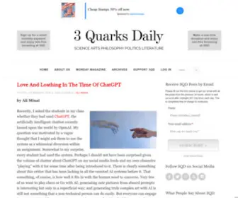 3Quarksdaily.com(3 Quarks Daily) Screenshot