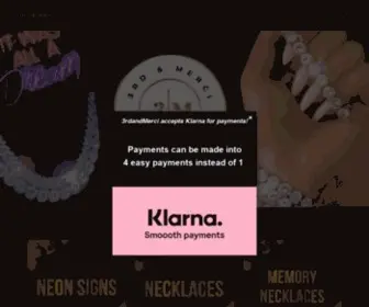 3Rdandmerci.com(3rd & Merci) Screenshot