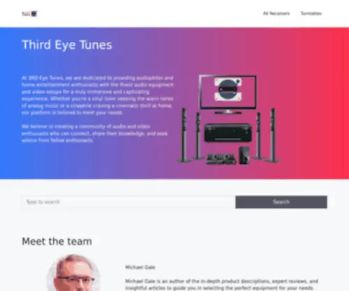 3Rdeyetunes.com(Create an Ecommerce Website and Sell Online) Screenshot