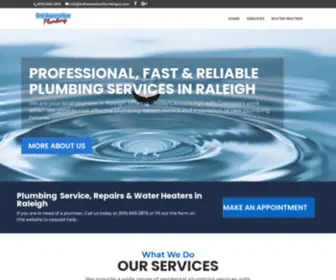 3Rdgenerationplumbingnc.com(Plumbing Repairs Raleigh Water Heaters Install Service Leak Repairs) Screenshot