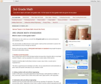 3RDgrade-Math.com(This site) Screenshot