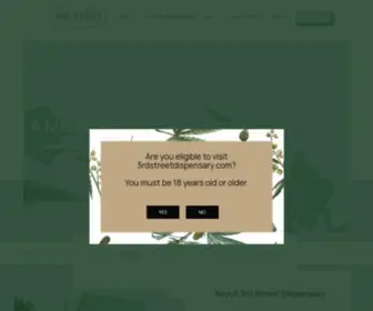 3RDStreetdispensary.com(Medical Marijuana Dispensary) Screenshot