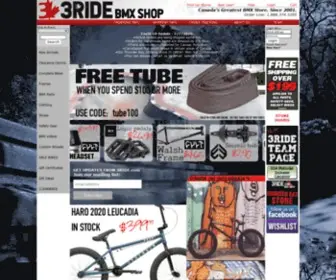 3Ride.com(3RIDE Bicycle Co) Screenshot