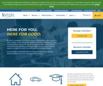 3Riversfcu.org(3Rivers Federal Credit Union) Screenshot