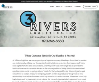 3Riverslogistics.com(3 Rivers Logistics) Screenshot