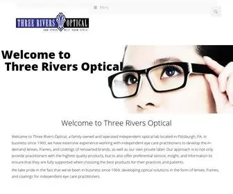 3Riversoptical.com(Three Rivers Optical) Screenshot