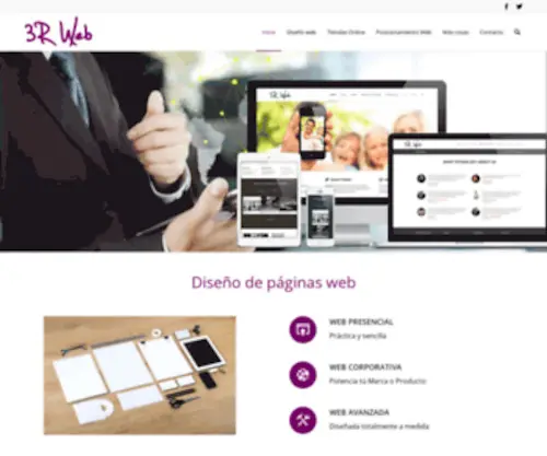 3Rweb.es(Diseño de páginas web y posicionamiento web) Screenshot