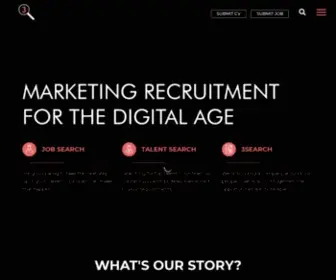 3Search.co.uk(Digital Marketing Jobs in London) Screenshot