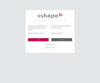 3Shapecommunicate.com(3Shape Communicate Portal) Screenshot