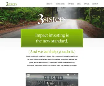 3Sistersinvest.com(3Sisters Sustainable Management) Screenshot