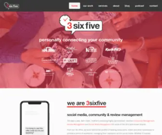 3Sixfive.co.uk(Community Management) Screenshot