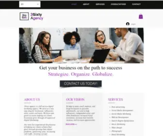 3Sixtyagcy.com(3Sixty Agency) Screenshot
