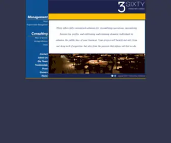 3Sixtydine.com(3Sixty Dining Intelligence) Screenshot