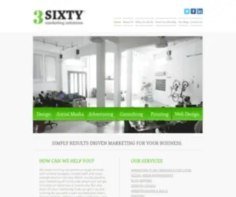 3Sixtymarketingsolutions.com(3SIXTY Marketing Solutions) Screenshot