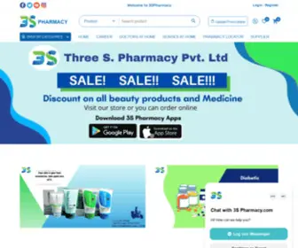 3Spharmacy.com.np(3SPharmacy) Screenshot