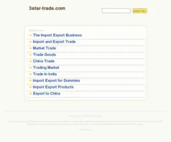 3Star-Trade.com(De beste bron van informatie over 3star) Screenshot