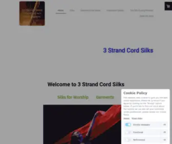 3Strandcordsilks.org(3 Strand Cord Silks) Screenshot