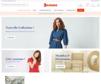 3Suisses.com(3 SUISSES : A FRENCH FASHION STORY® Site officiel des 3 SUISSES) Screenshot