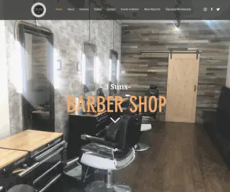 3Sunsbarbershop.com(Brooklyn Barbershop) Screenshot