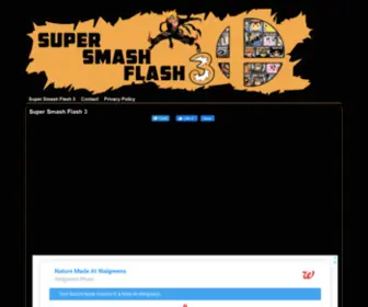 3Supersmashflash.com(Play Super Smash Flash 3) Screenshot
