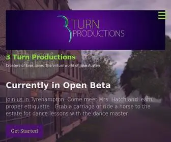 3Turnproductions.com(Creators of Ever) Screenshot